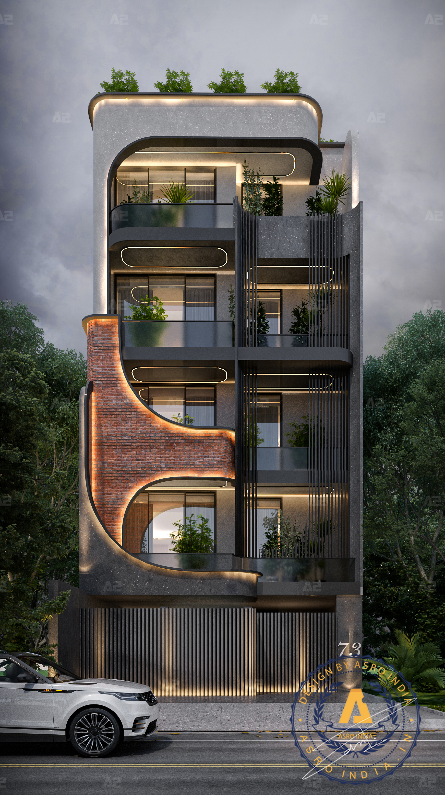 Beautifully Designed Ground Floor Residence – Anand Niketan, New Delhi